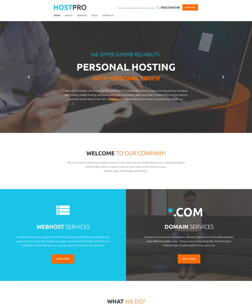 HostPro-WordPress-Theme