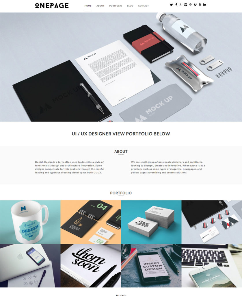 OnePage-WordPress-Theme