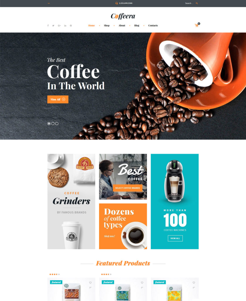 Coffeera WooCommerce Theme