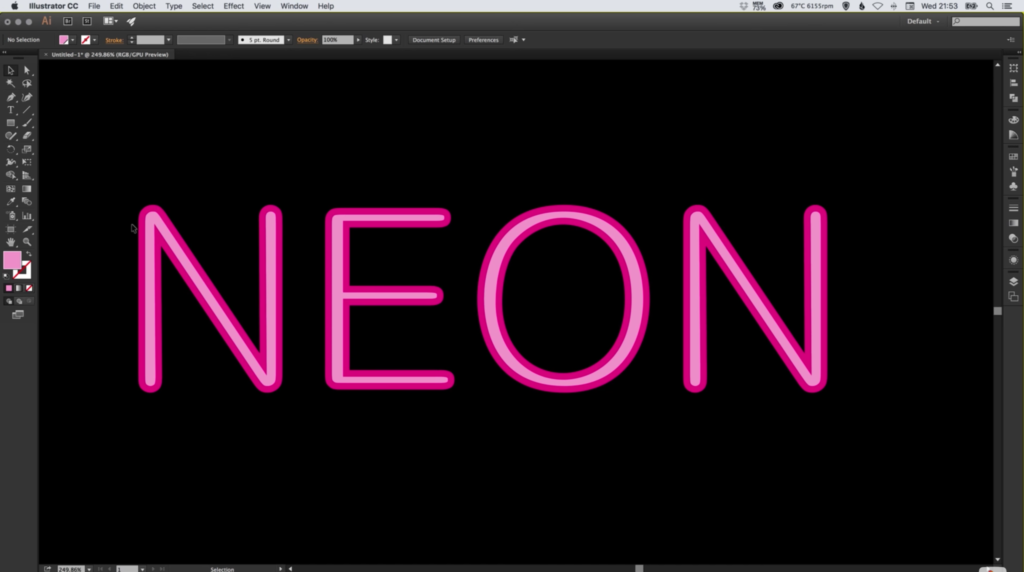 create-neon-text-effect-adobe-illustrator-3