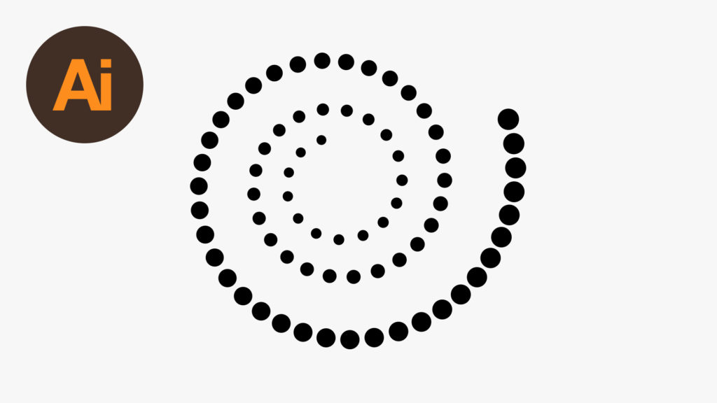 Dansky_How to Create Progressively Larger Dots Along a Spiral Path in Adobe Illustrator