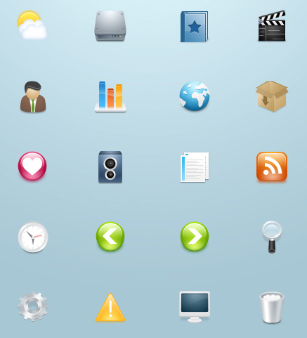 The Best Free Icon Sets of 2009 - Web Design Ledger