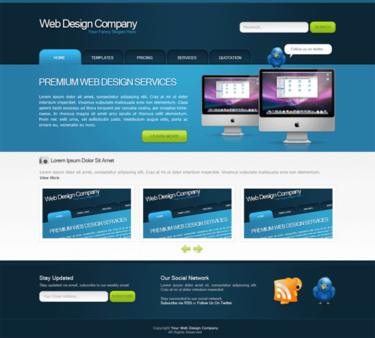 webdesign with photoshop