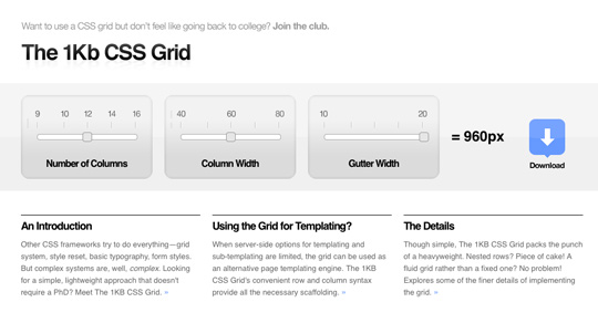 13 Excellent Tools Systems for CSS Grid Based - Web Design Ledger