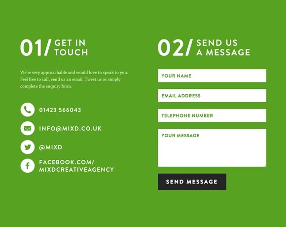 17 Inspiring Examples of Contact Pages and Forms - Web Design Ledger