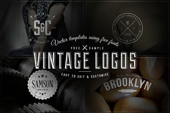 Download 30 Free Vintage Logo Templates - Web Design Ledger