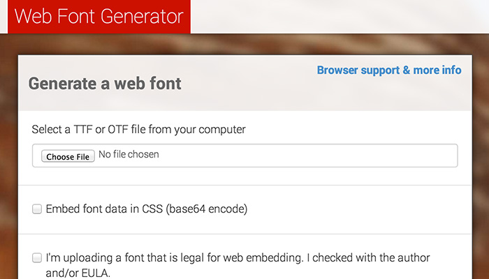 font picker from website font picker from website