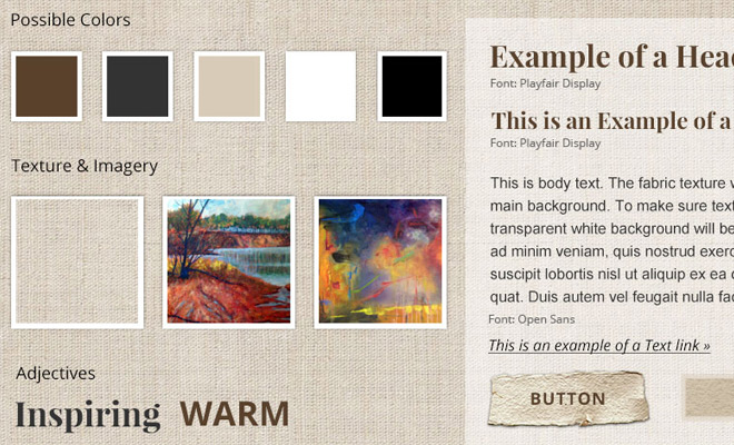 Introduction to Style Tiles for Web Design