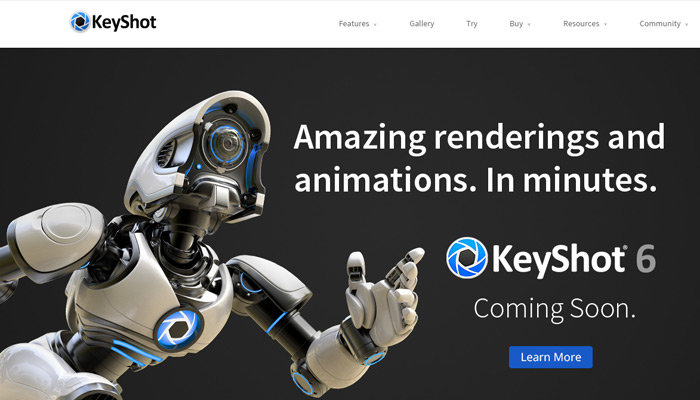 keyshot 3d software website