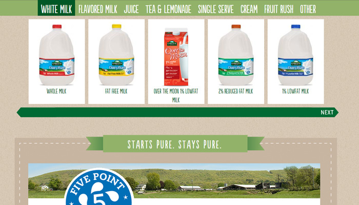 products page garelick farms website