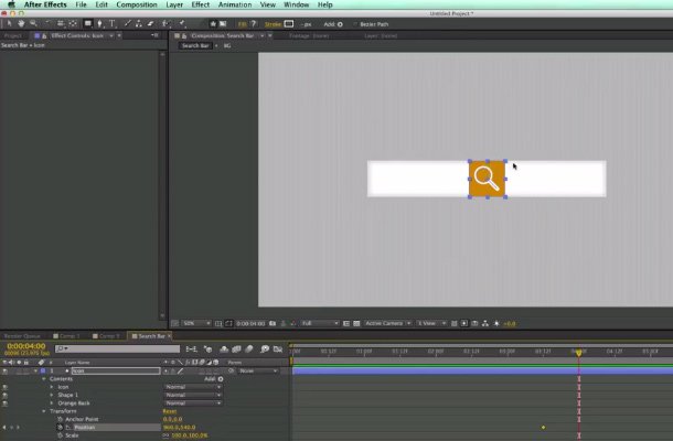 webpage content animation after effects