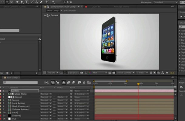 howto build an iphone in after effects