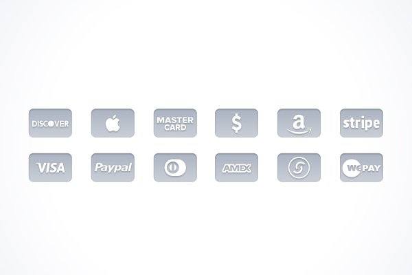 27 Free Credit Card Icon Sets for Online Web Shops