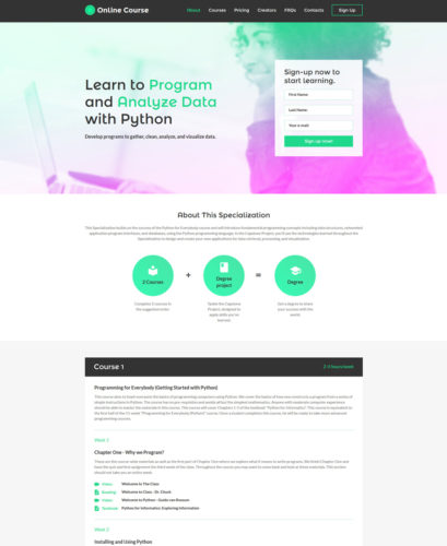 30 of The Best Responsive Landing Page Templates for 2016 - Web Design ...