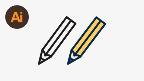 Draw A Vector Pencil Icon In Illustrator Web Design Ledger Draw A Vector Pencil Icon In Illustrator Web Design Ledger