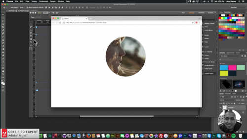 Muse For You - Placing a Video within a Circle in Adobe Muse - Adobe Muse CC
