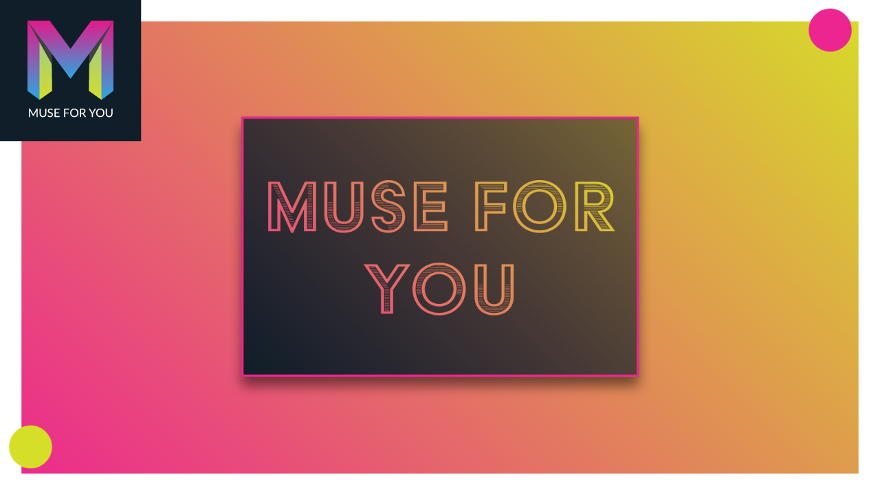 Muse For You - Gradient Text Widget - Adobe Muse CC - Web Design Ledger