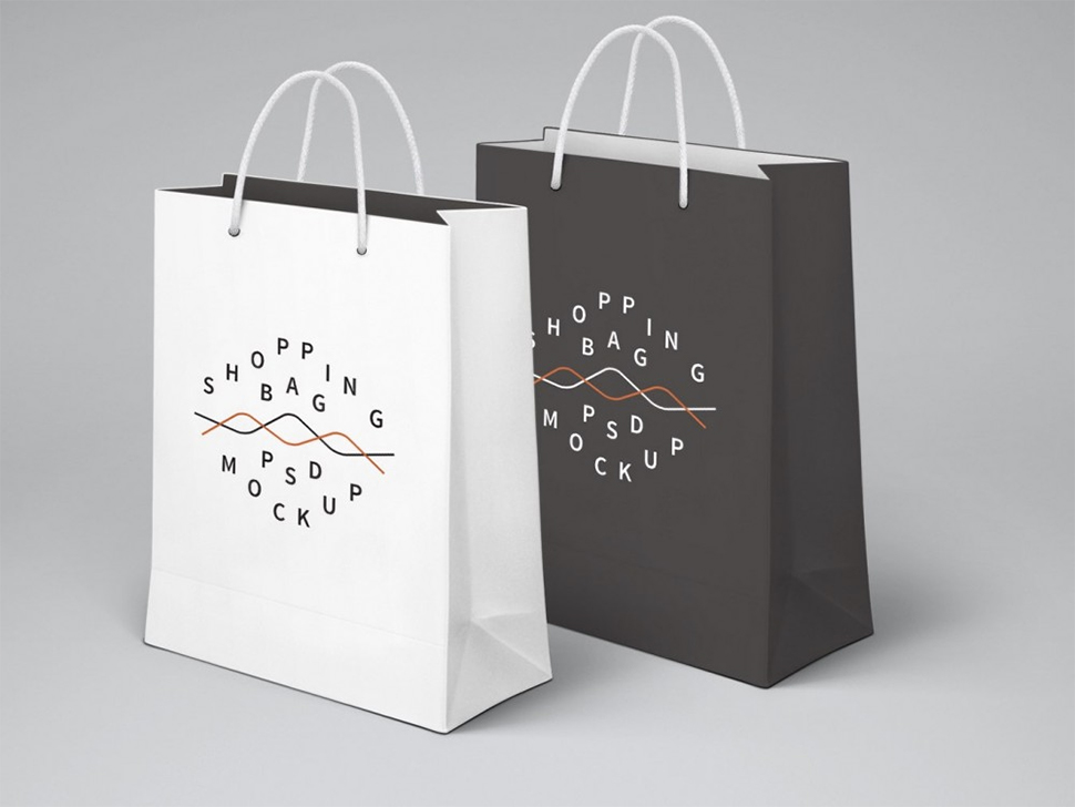 20 Free Beautiful Shopping Bag Mockups To Download